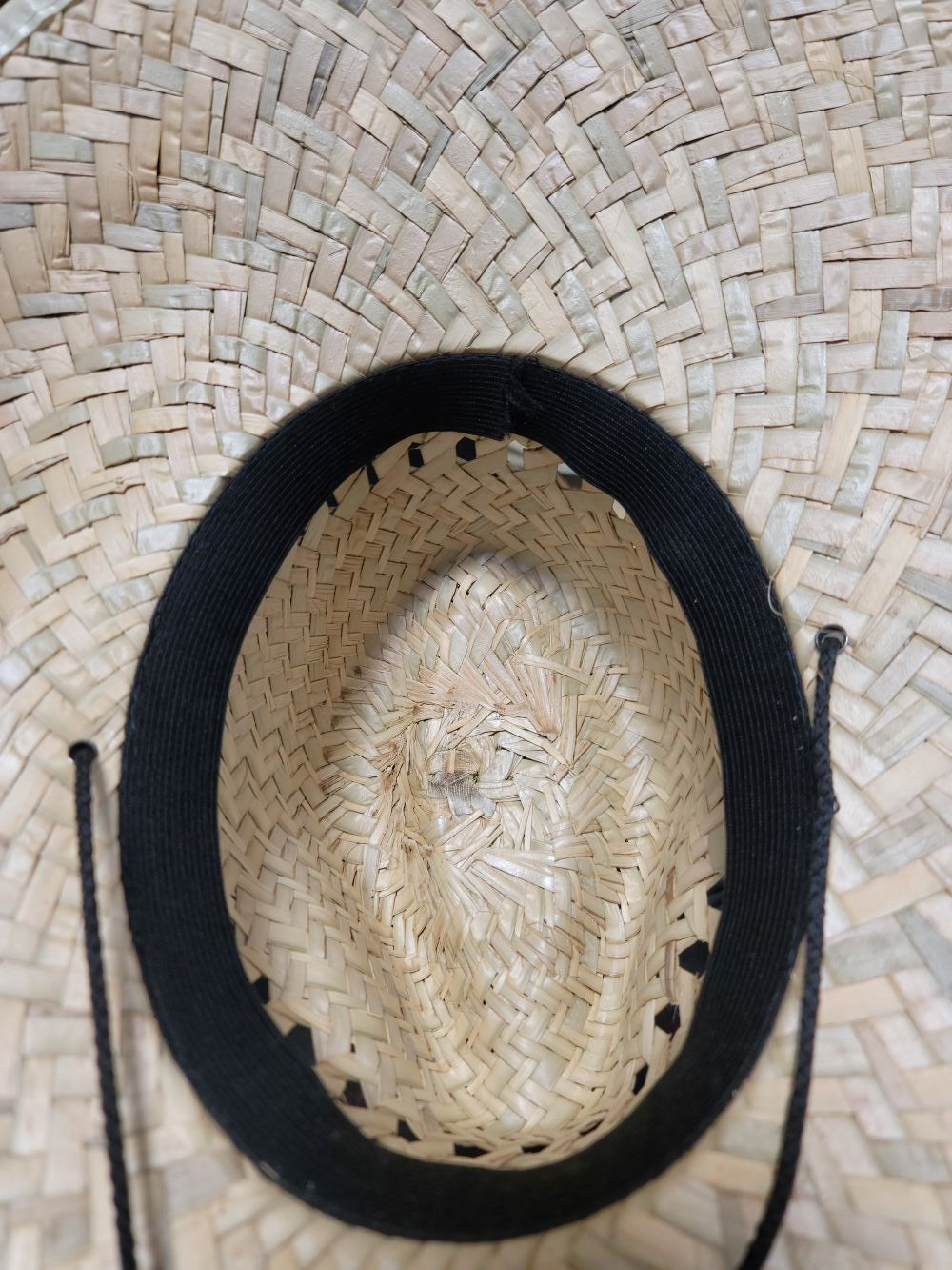 EL DORADO HATS - Straw Hat in Blonde With Natural Vanilla Brim Trim - Adult OS