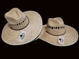 EL DORADO HATS - Straw Hat in Blonde With Natural Vanilla Brim Trim - Adult OS