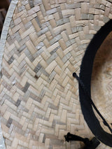 EL DORADO HATS - Straw Hat in Blonde With Natural Vanilla Brim Trim - Adult OS