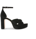 ON 34th Women's Sabinaaf Black Velvet Heels - 10M
