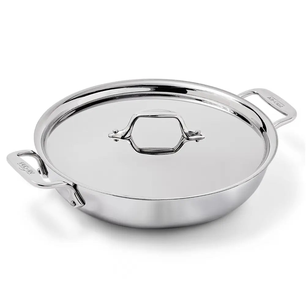 D3 Stainless 3-ply Bonded Cookware, All Purpose Pan with lid, 11 inch