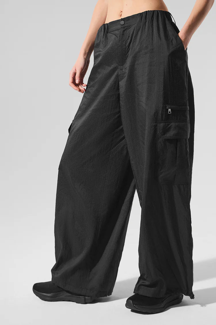 Sheer Game Time Wide Leg Jogger Size M