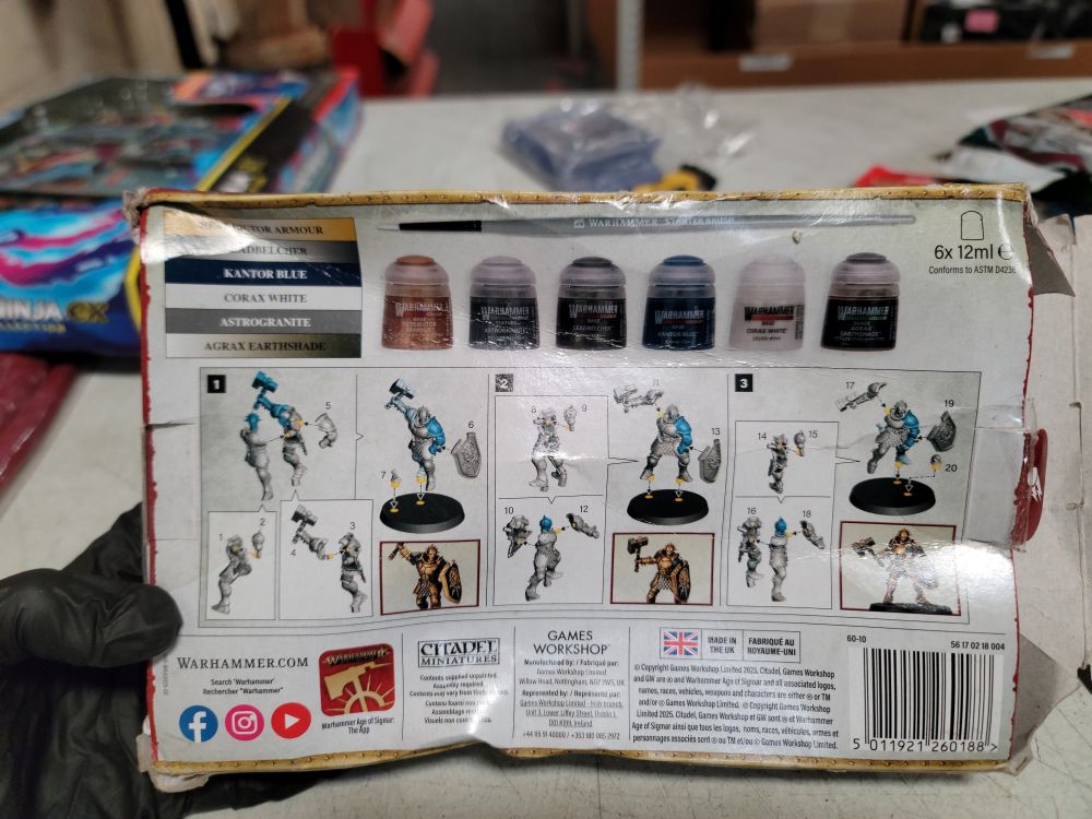 WARHAMMER Age of Sigmar - Stormcast Eternals Paint Set - 3 Liberators