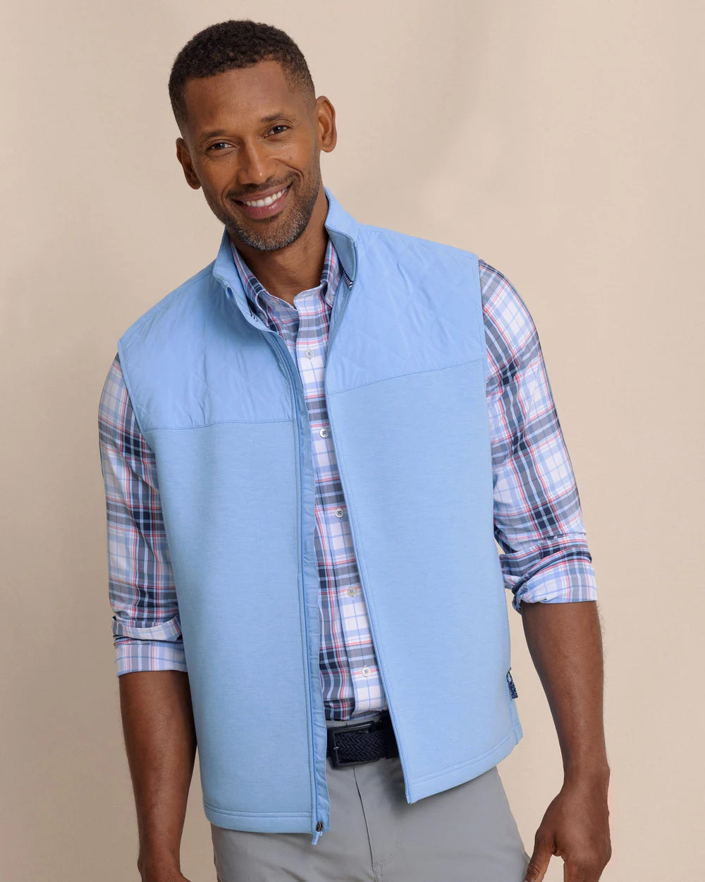Southern Tide Waterfront Quilted Vest Size: XXL