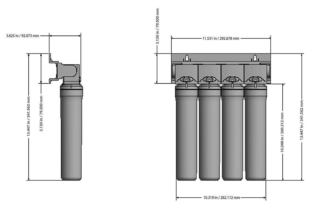 Watts Premier RO Pure Plus VOC 4 Stage Reverse Osmosis System Module