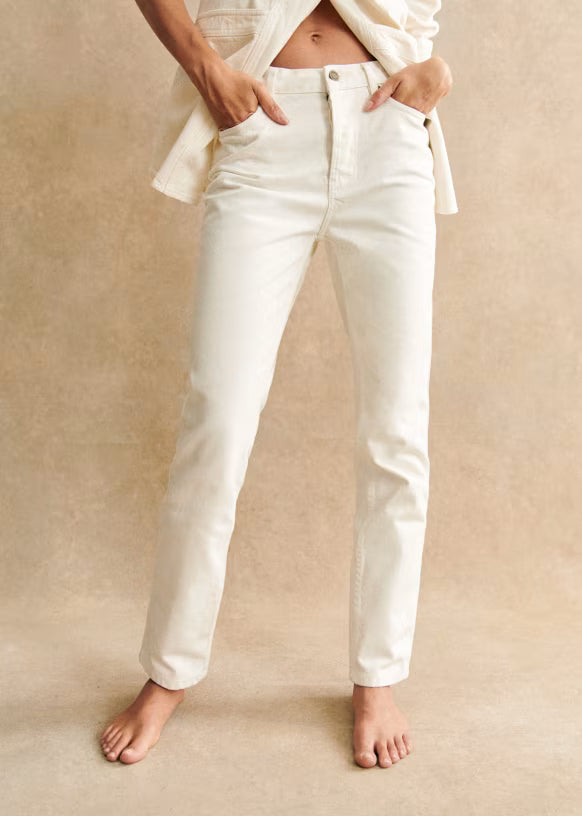 Sézane Brut Sexy Ecru Denim (US 2)