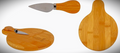 Sanofi Small Bamboo Cutting Board with Cheese Knife