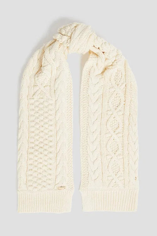 ZIMMERMANN Cable-Knit Cotton Scarf